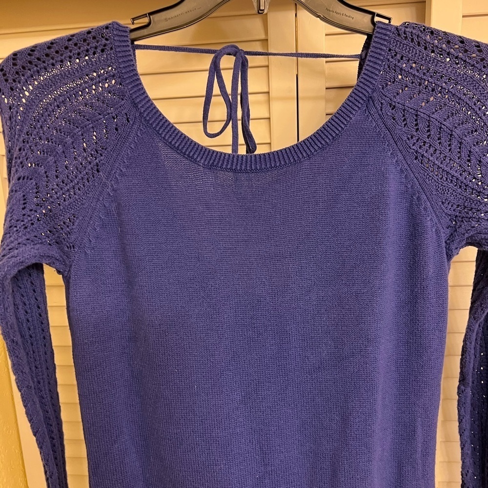 Vintage Y2K ROXY Blue Sweater Dress Sz L